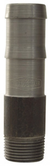 KRN882 - King Steel Round Nipple for 2 Clamps