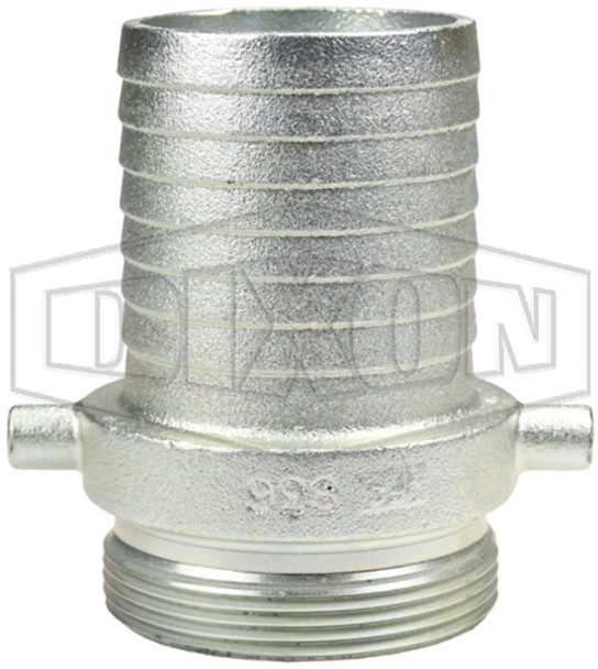 S36 - King Short Shank Suction Male Coupling NPSM