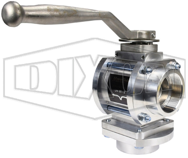 2WAYBV300 - Dixon MannTek Two-Way Full Flow Female NPT Ball Valve