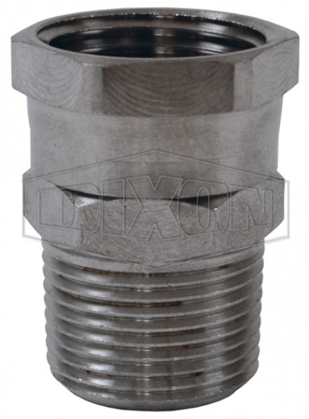 5041212SS - Female GHT Swivel x Male NPT Adapter 5041212SS - Female GHT Swivel x Male NPT Adapter