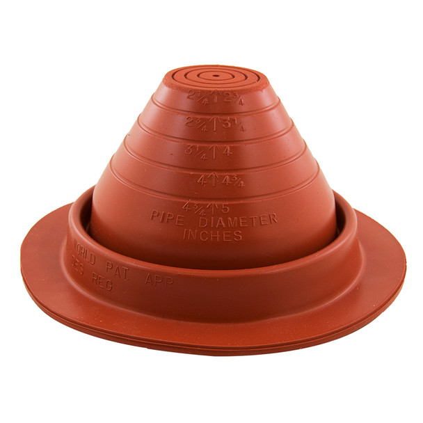 1/4"-5" Pipe OD High Temperature Corrugated Roof Flashing