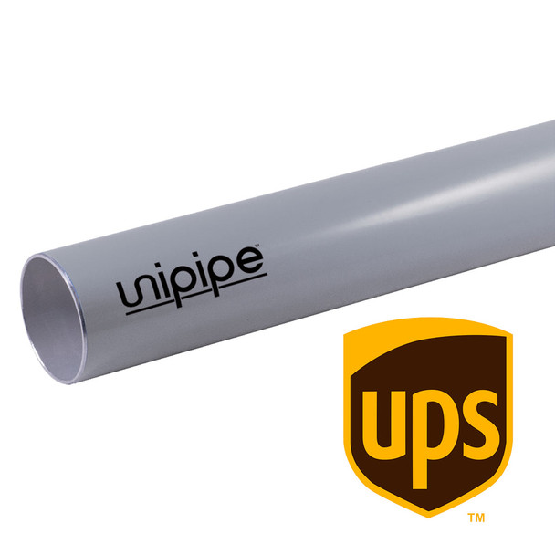 1-1/2" (40mm) UnipipeVAC Pipe UPS Shipping