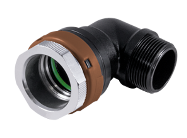 3/4" (20mm) x 90° Elbow with 1/2" MNPT