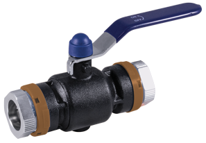 1" (25mm) x 3/4" (20mm) OIL Ball Valve (pipe x pipe)