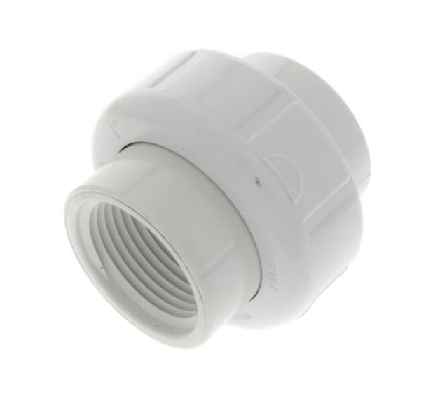 Schedule 40 PVC Union w/ O-Ring (FIPT x FIPT)
