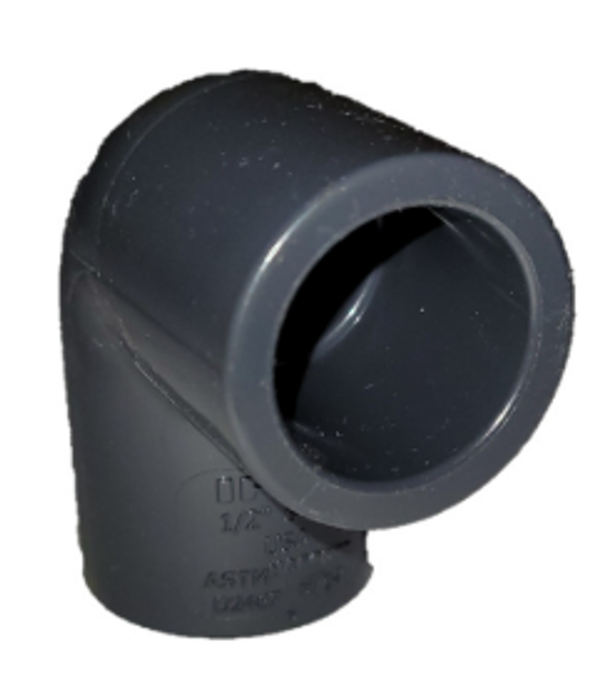 Schedule 80 PVC 90 Elbow (SxS)