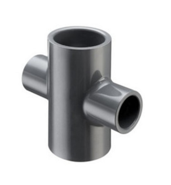 Schedule 80 PVC Reducing Cross (SxSxSxS)