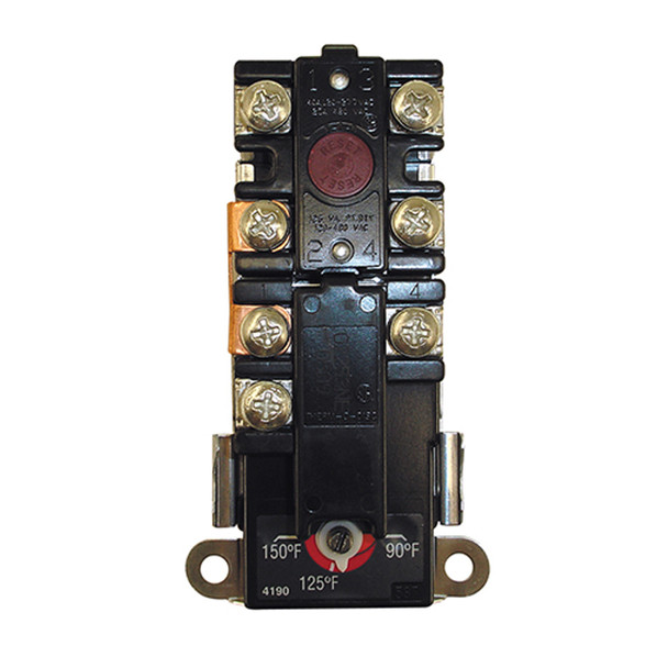 Therm-O-Disc Thermostat w/ High Limit (3pt) Upper for Double Element Water Heaters - 4100HL