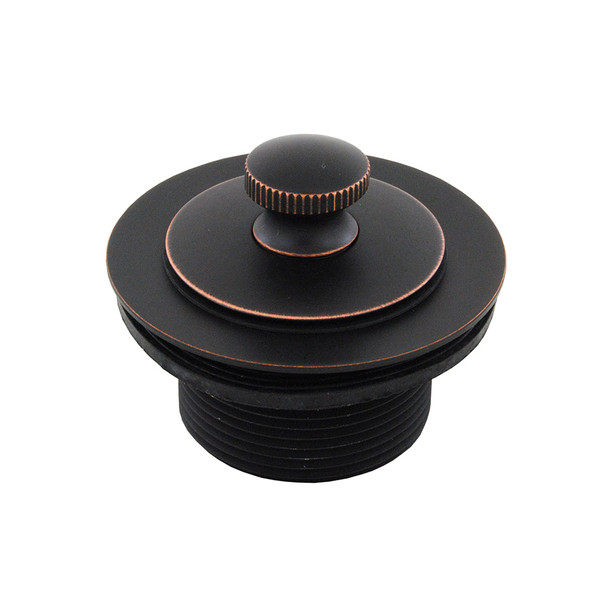 1-1/2" Lift/ Turn Heavy Brass Tub Drain- Rustic Oil Rubbed Bronze