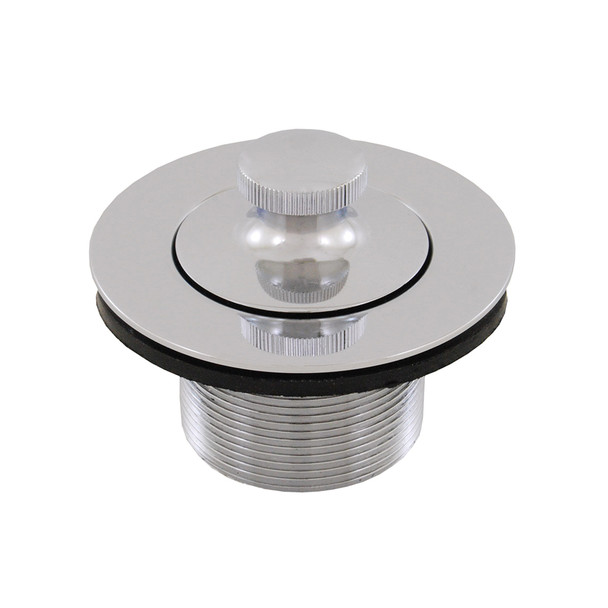 1-1/4" (1-3/8") Lift/ Turn Heavy Brass Tub Drain- Chrome Plated