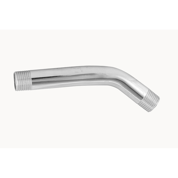1/2" IPS x 6" SS Shower Arm- Chrome Plated