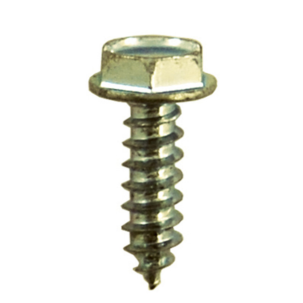 #8 x 1/2" Hex Head Tapping Screw (Zinc Plated)- 1000pcs Price Break