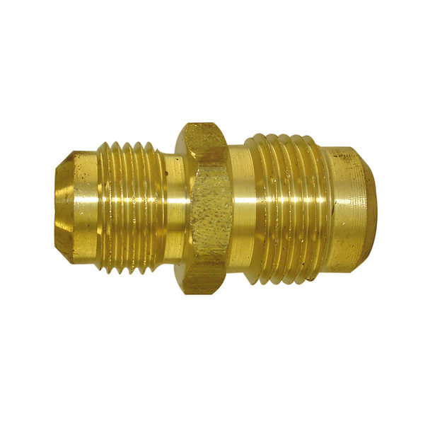 1/2" flare x 1/4" Flare Brass Reducing Union