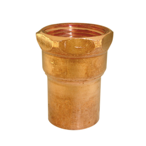 5/8" x 1/2" (C X FPT) Wrot Female Adapter