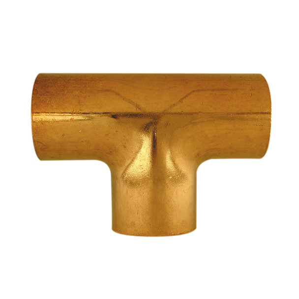 2-1/2" X 1-1/4" X 1-1/4" (C X C X C) Wrot Tee