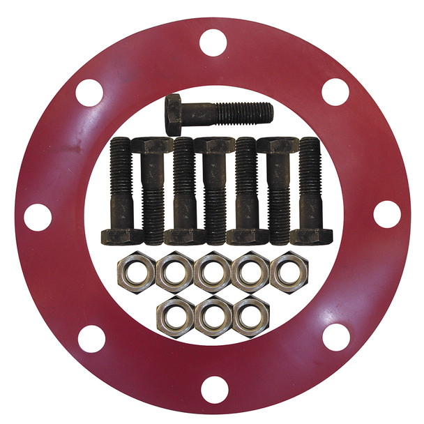 12" IPS Flange Connection Kit w/ Full Face Rubber Gasket
