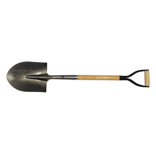 D-Handle Round Point Shovel w 30" Wooden Handle