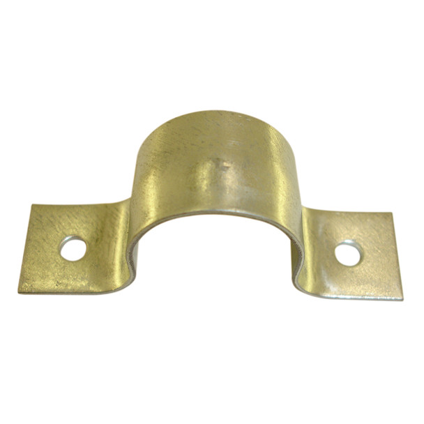 3-1/2" IPS 2-hole Galvanized Pipe Strap