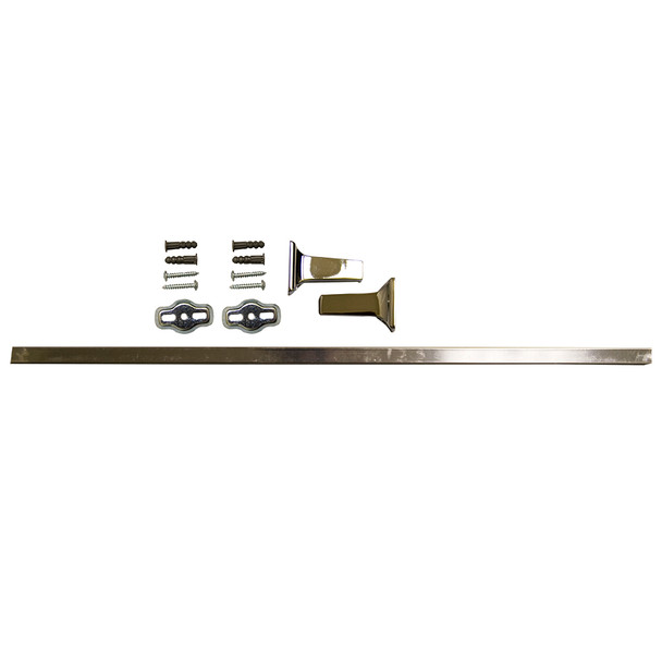 18" TOWEL BAR W/ EXPOSED SCREW - STAINLESS STEEL