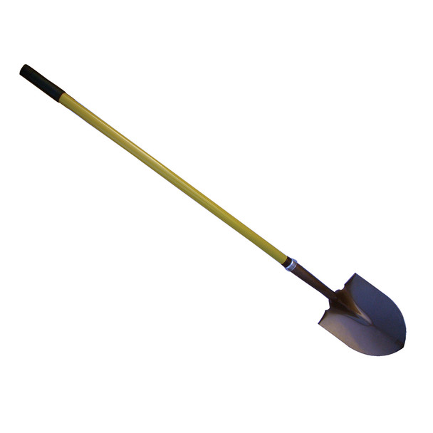 Round Point Shovel w/ 47" Fiberglass Handle
