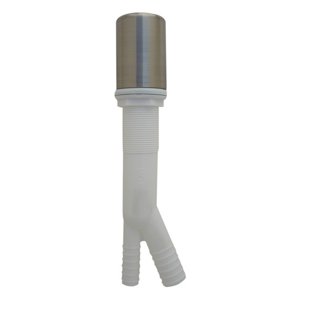 Dishwasher Air Gap w/ 5/8" ID Connection- Chrome Plated Cover