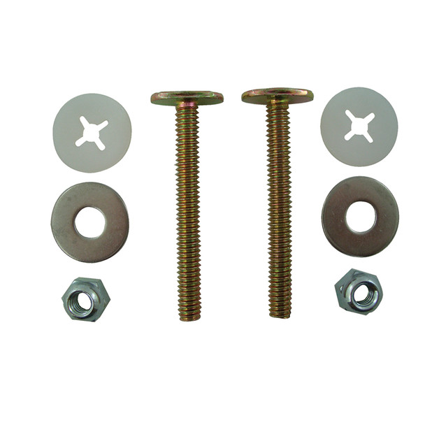 5/16" x 1-3/4" Closet Bolt Set w/ Round Washers/ Speed Nuts- Paired