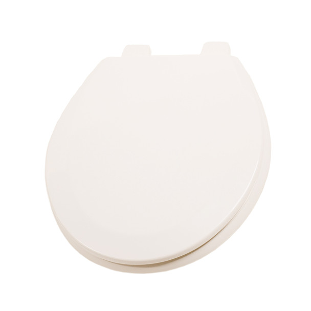 Deluxe Molded Wood Seat - Round Front - Biscuit