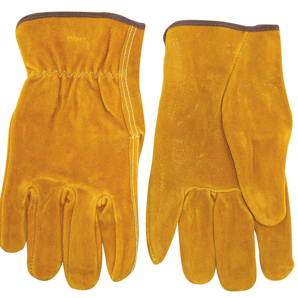 Split Leather Driver Gloves (Large)