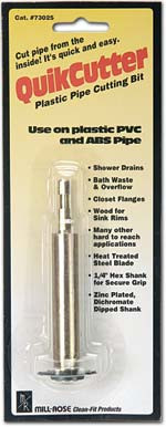 Plastic Pipe Cutting Bit