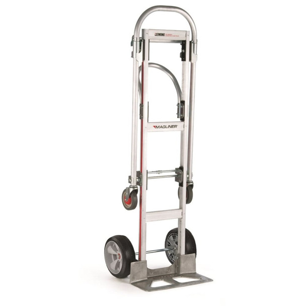 Gemini Sr. Convertible Hand Truck, 10 inch Interlocked Microcellular Foam Wheels - Assembled