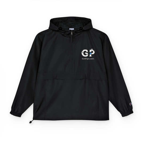 GetPipe x Champion Packable Anorak | Lightweight Rain Jacket for Jobsites, Tailgates & Sudden Downpours