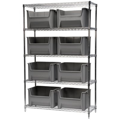 STAK-N-STORE WIRE SYSTEMS - HAWS184813017-GRY