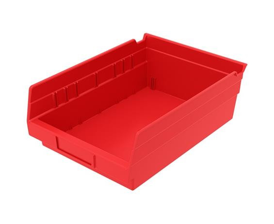 POLYPROPYLENE SHELF BINS - H30150-RD