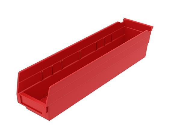 POLYPROPYLENE SHELF BINS - H30128-RD
