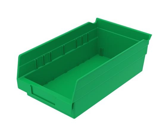 POLYPROPYLENE SHELF BINS - H30130-GN