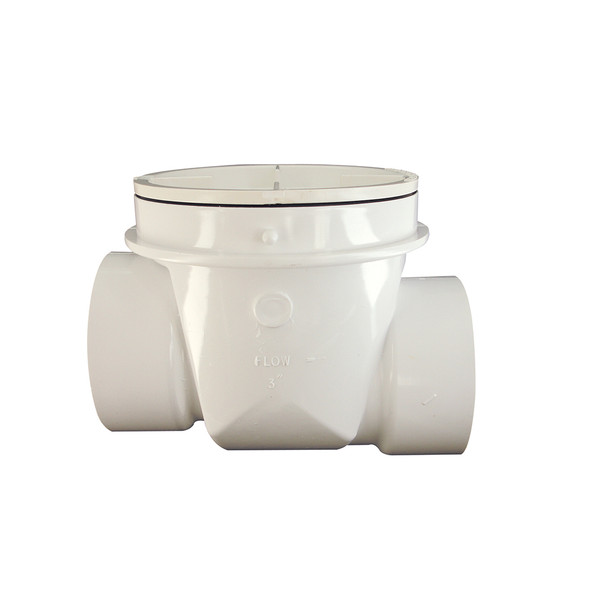 1-1/2" Sch 40 PVC Backwater Valve