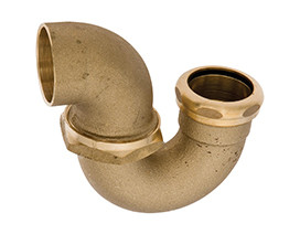 L.a. Regulation Trap 1-1/2" Sj X1-1/2" Sweat Rough Brass Cast