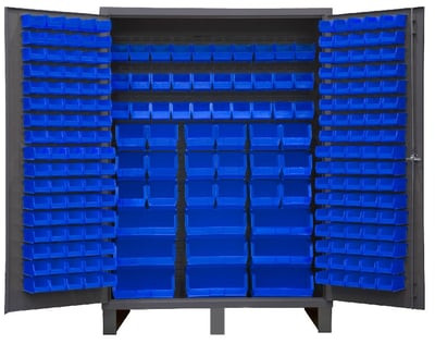 HEAVY DUTY ALL-WELDED BIN & SHELF 14 GA. STEEL STORAGE CABINETS - HSSC-227