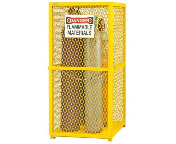 GAS CYLINDER STORAGE CABINETS - HEGCVC9-50