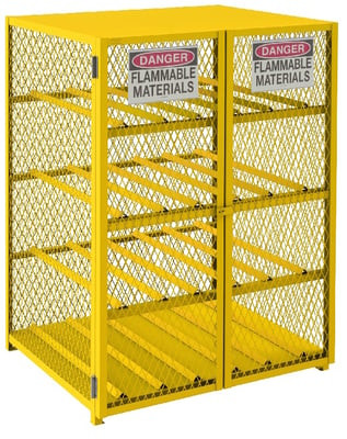 GAS CYLINDER STORAGE CABINETS - HEGCC12-SC-50