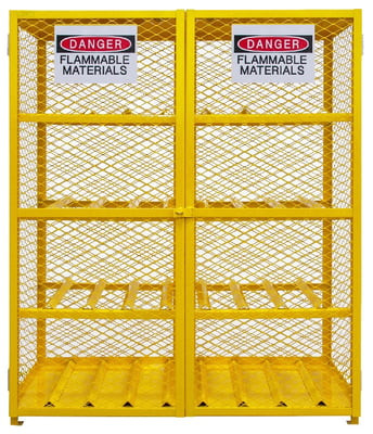 GAS CYLINDER STORAGE CABINETS - HEGCC16-SC-50
