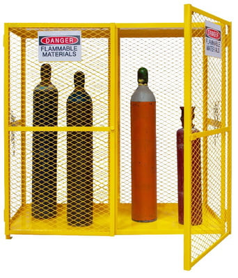 GAS CYLINDER STORAGE CABINETS - HEGCVC20-50