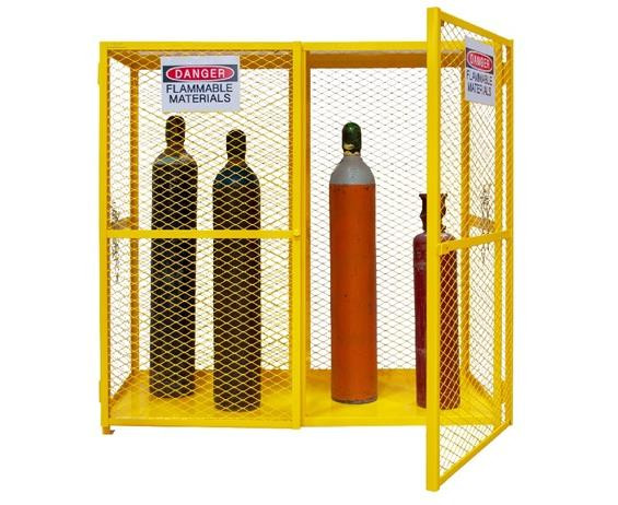 GAS CYLINDER STORAGE CABINETS - HEGCVC20-50