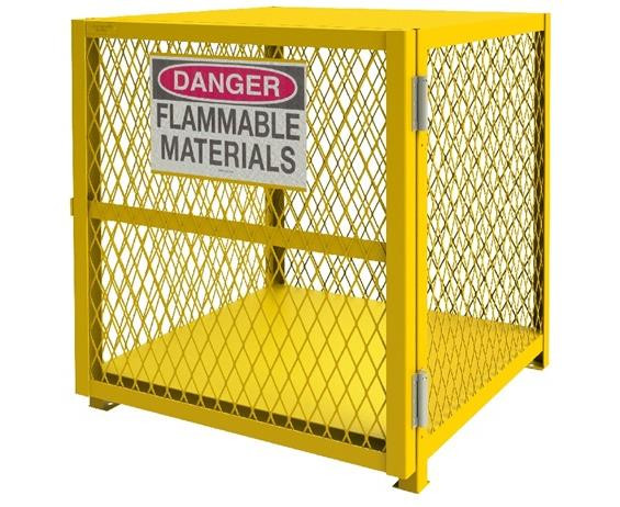 GAS CYLINDER STORAGE CABINETS - HEGCVC4-SC-50
