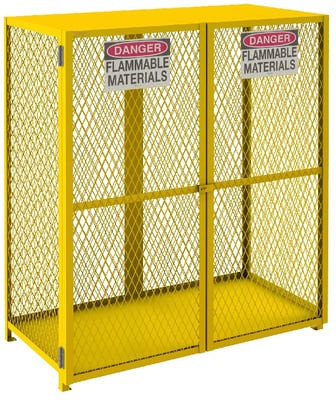GAS CYLINDER STORAGE CABINETS - HEGCVC18-SC-50