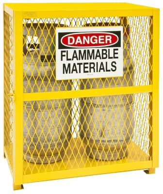 GAS CYLINDER STORAGE CABINETS - HEGCVC2-50