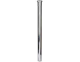 Basin Waste Straight 1-1/2" X 24 Chrome 22ga