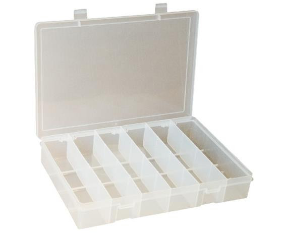 PLASTIC BOXES FOR STEEL BOX RACKS - HSP6-Clear
