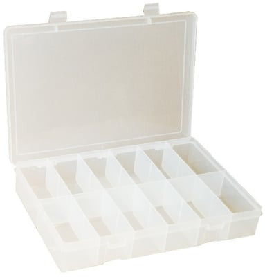 PLASTIC BOXES FOR STEEL BOX RACKS - HSP12-Clear