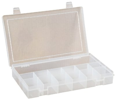 PLASTIC BOXES FOR STEEL BOX RACKS - HSP13-Clear